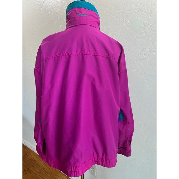 Vintage Columbia Bugaboo Radial Sleeve Ski Jacket Women’s XL – Pink & Teal 90s - Picture 4 of 11